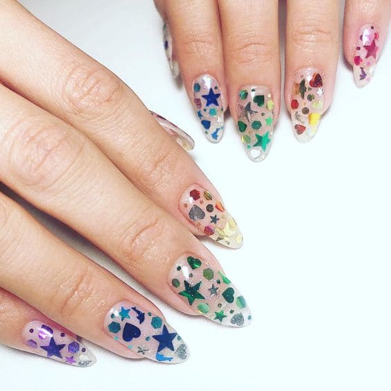 Cool Sparkle Mani