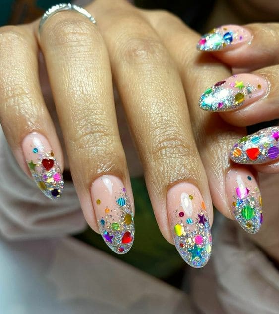 Cool Sparkle Mani