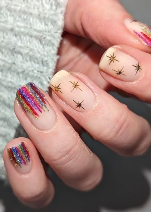 Cool Sparkle Mani