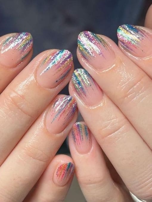 Cool Sparkle Mani