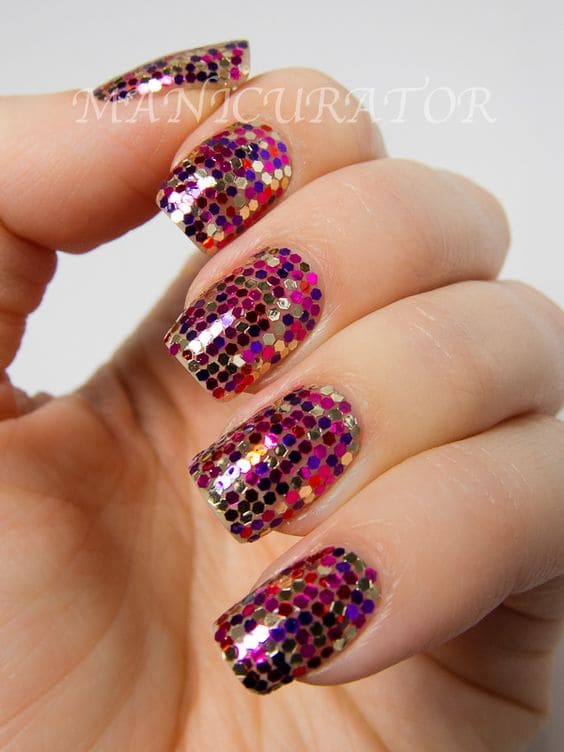 Cool Sparkle Mani