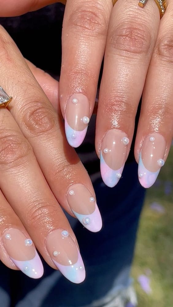 Cotton Candy Nails
