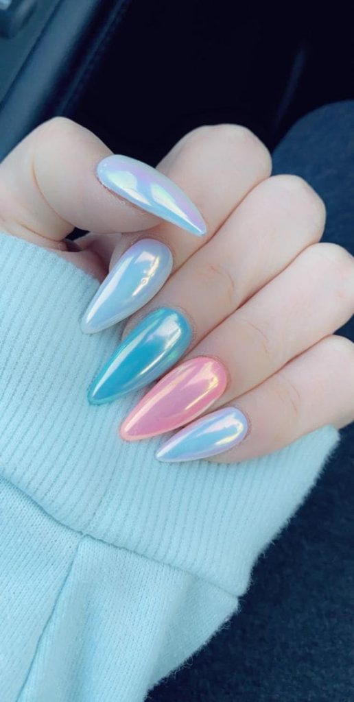 Cotton Candy Nails