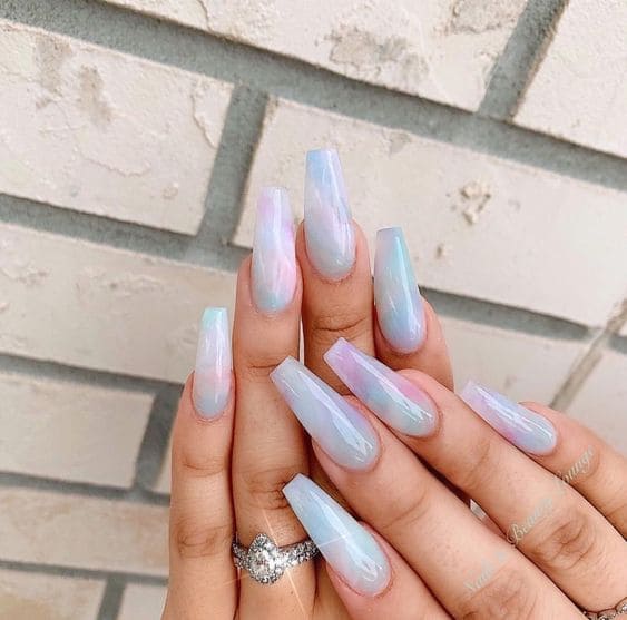 Cotton Candy Nails