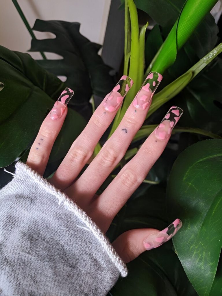  Crystal Clear Acrylic Nails