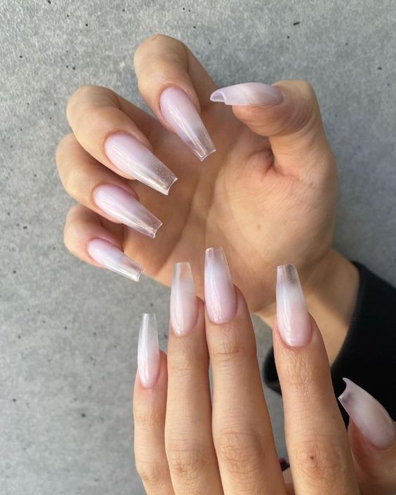 Crystal Clear Acrylic Nails