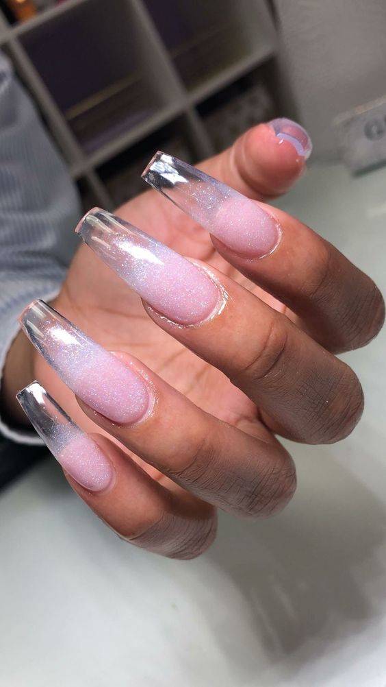  Crystal Clear Acrylic Nails
