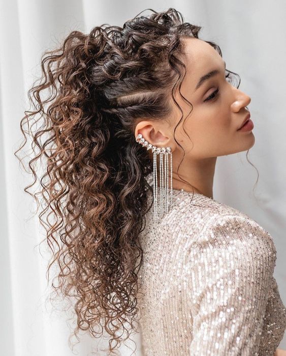 Curly High Ponytail