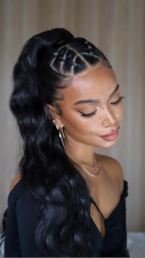 Curly High Ponytail