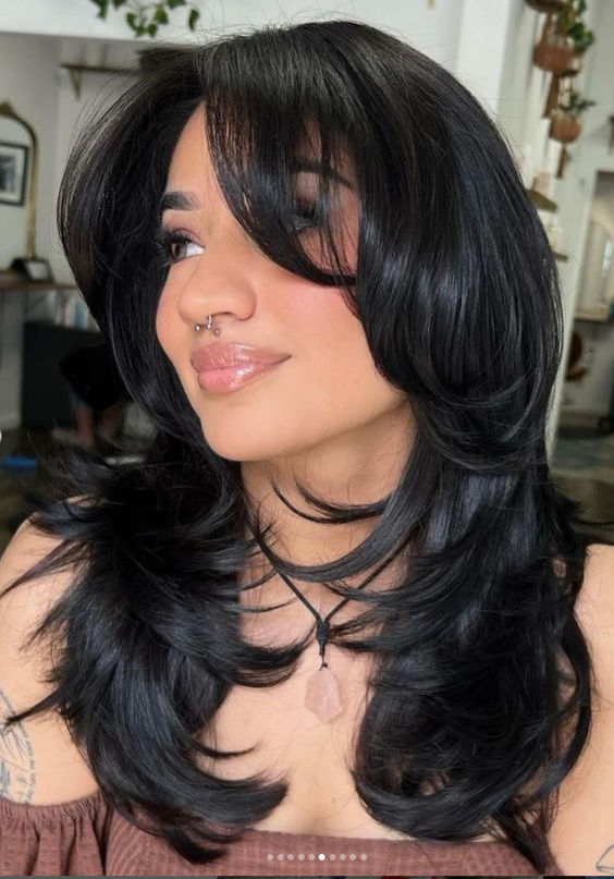 Curtain Bangs With Layers