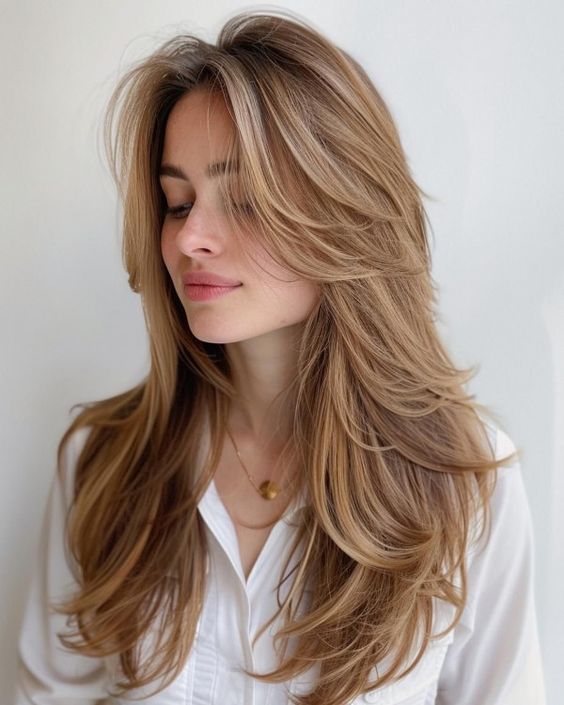 Curtain Bangs With Layers
