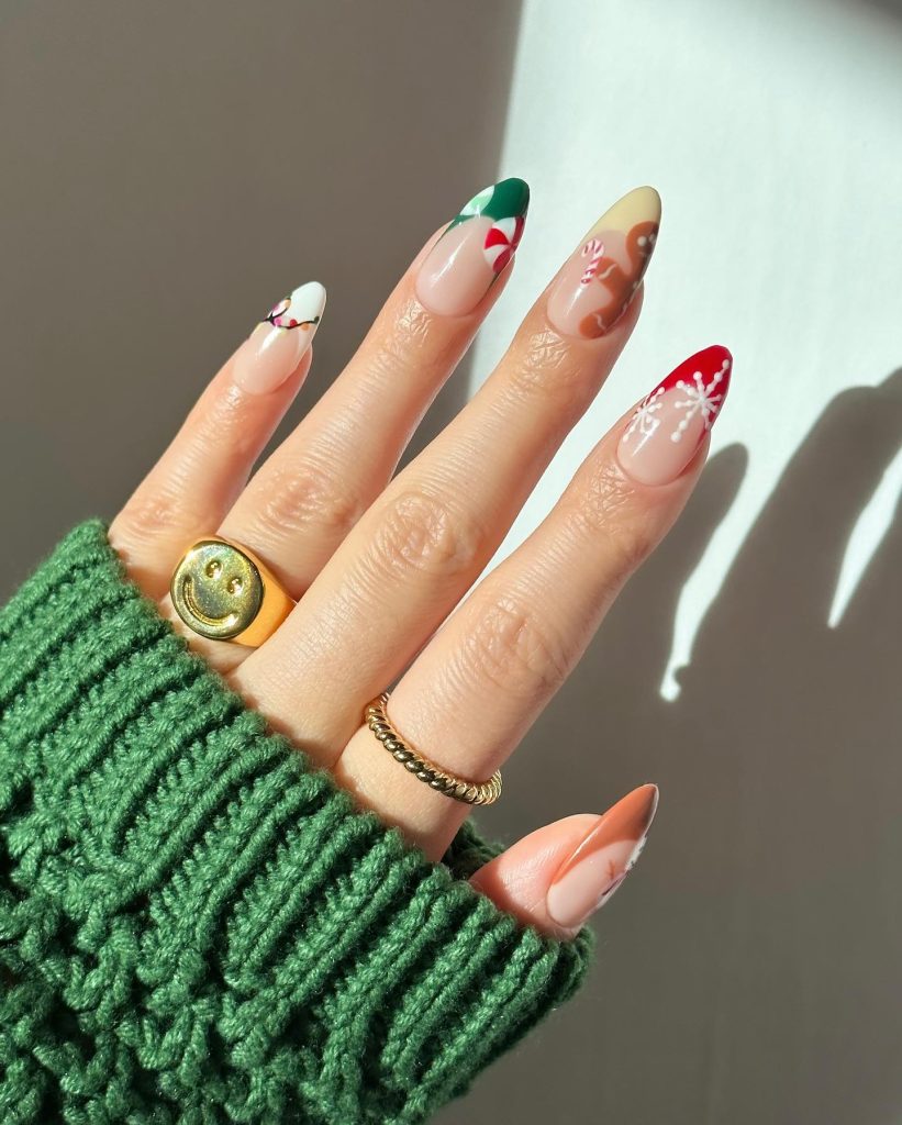 Cute Christmas Nail Art Designs