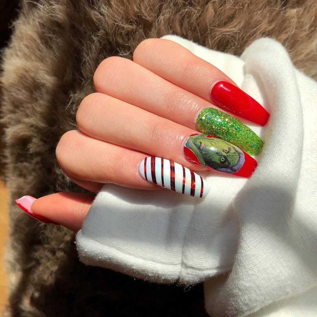 Cute Christmas Nail Art Designs