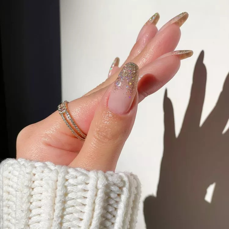 Cute Glitter Tips
