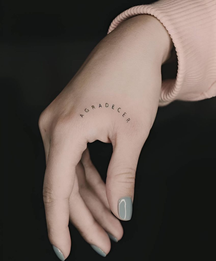 Dainty Minimalist Tattoos For Hands