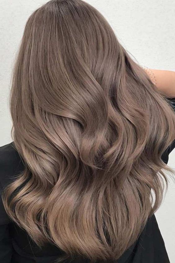 Dark Ash Brown Hair With Classy Curls