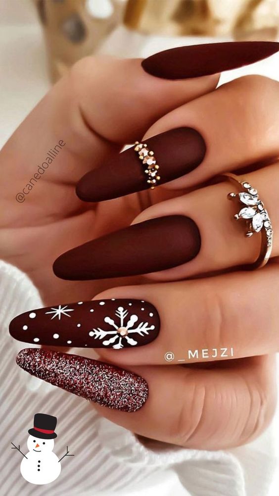 Dark Winter Nails
