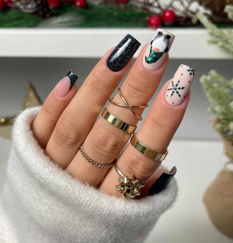 Dark Winter Nails