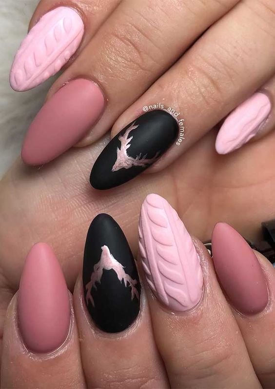 Dark Winter Nails
