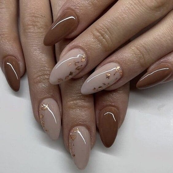 Delicate Fall Nail Art