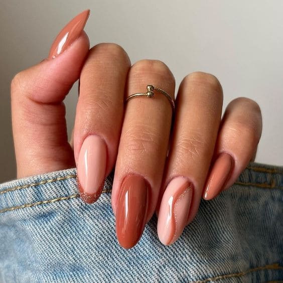 Delicate Fall Nail Art