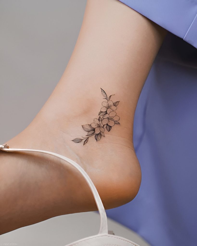 Delicate Flower Ink