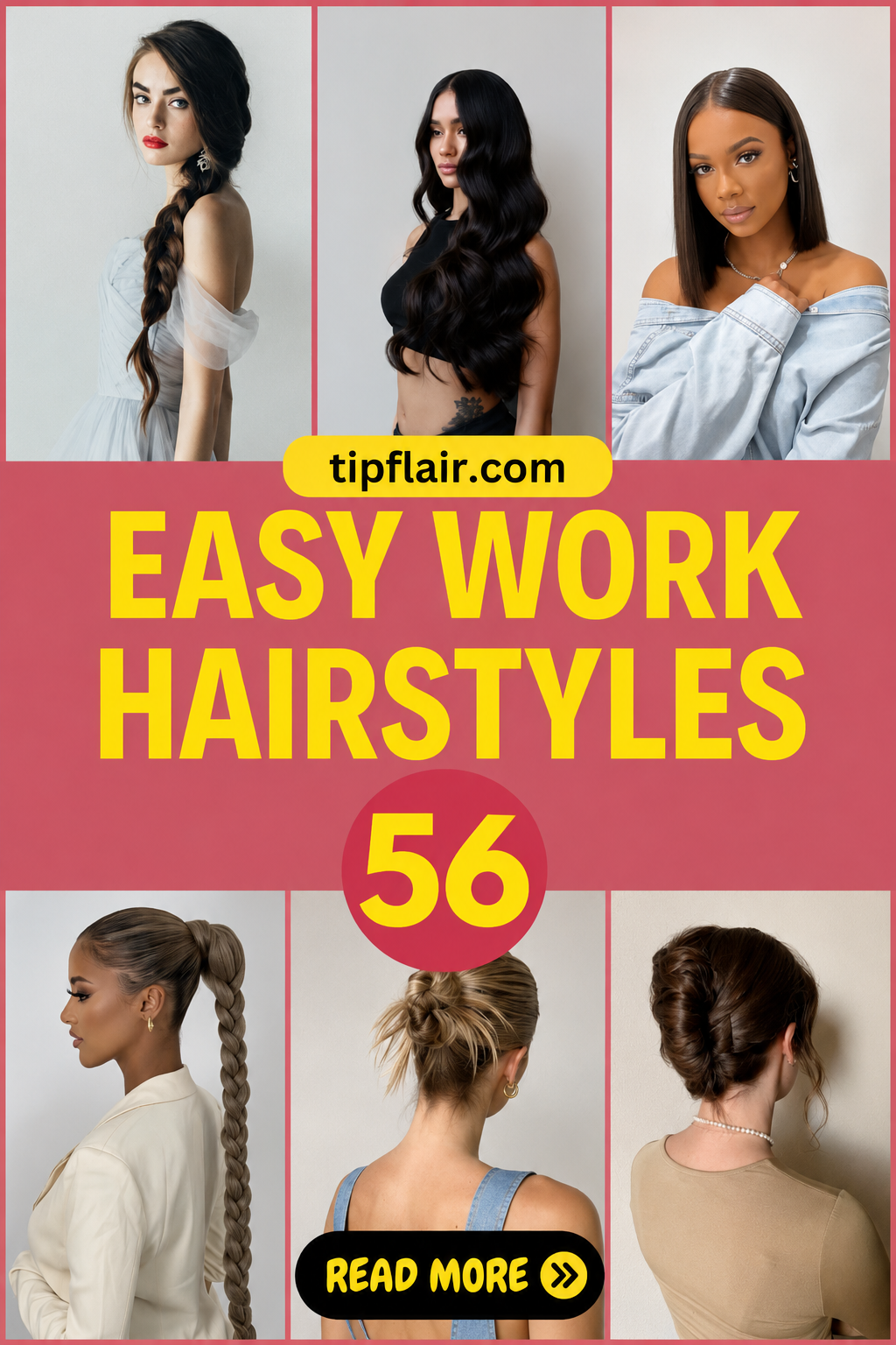 50+Easy Work Hairstyles To Save You Some Time Every Morning