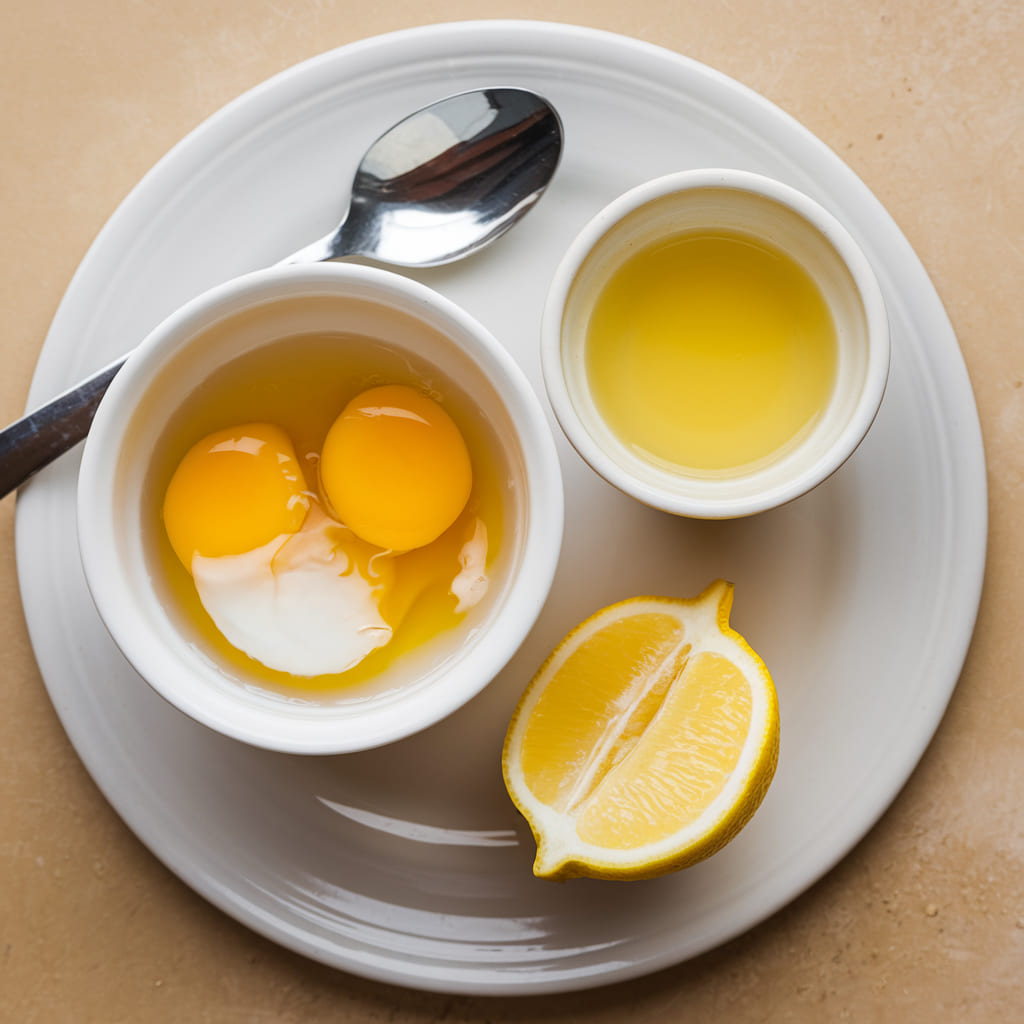 Egg White and Lemon Juice