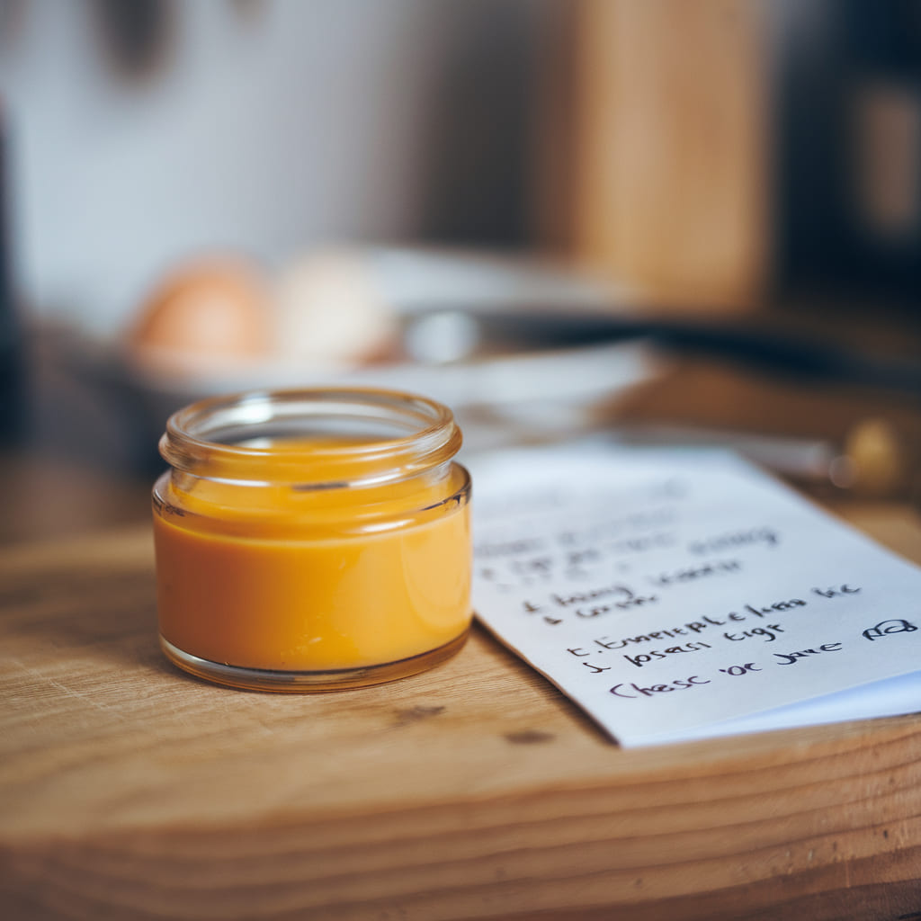 Egg Yolk and Vaseline Lip Treatment

