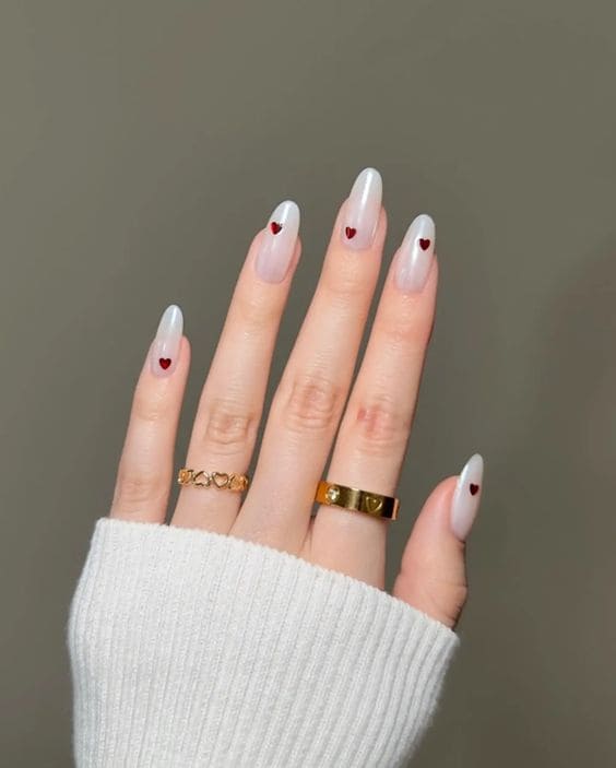 Elegant Milky Nails