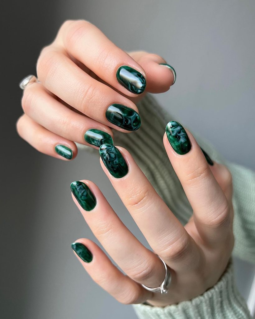 Emerald Swirls