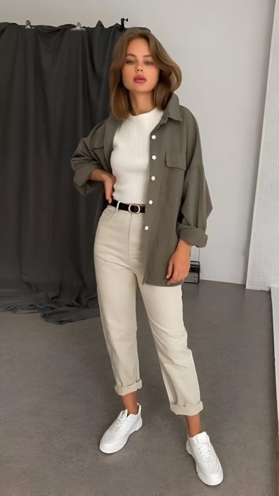 Fall Outfit With Trousers