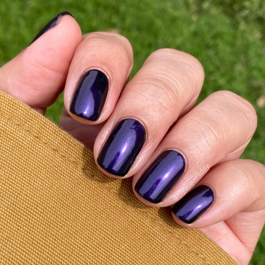 Fancy Purple Vampy Nails