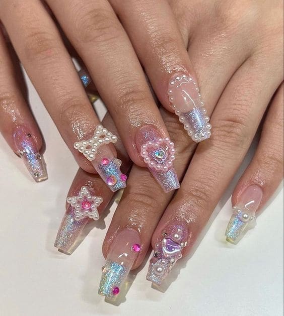 Fashionable 3D Nail Art