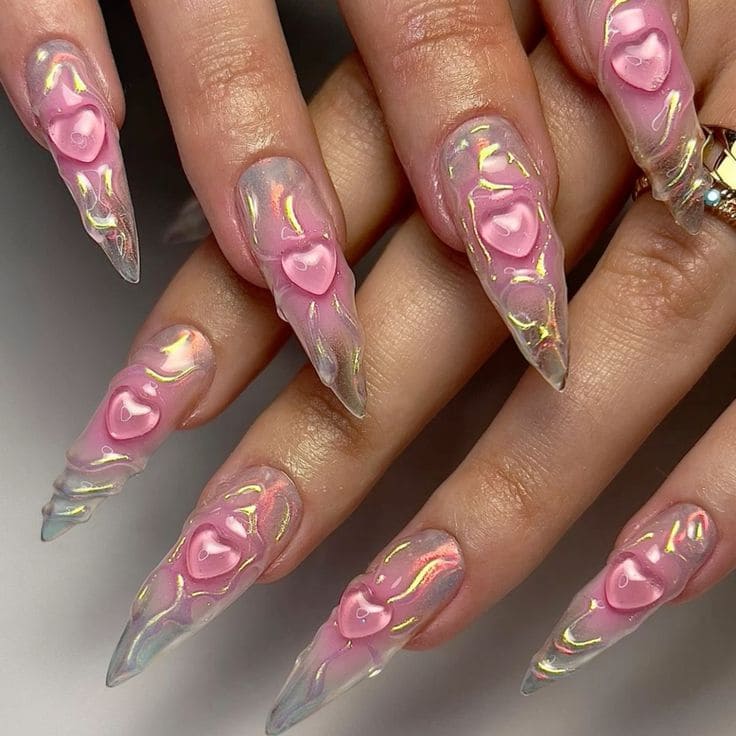 Fashionable 3D Nail Art
