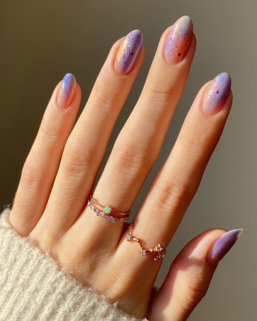 Festive Nail Art New Year's Eve