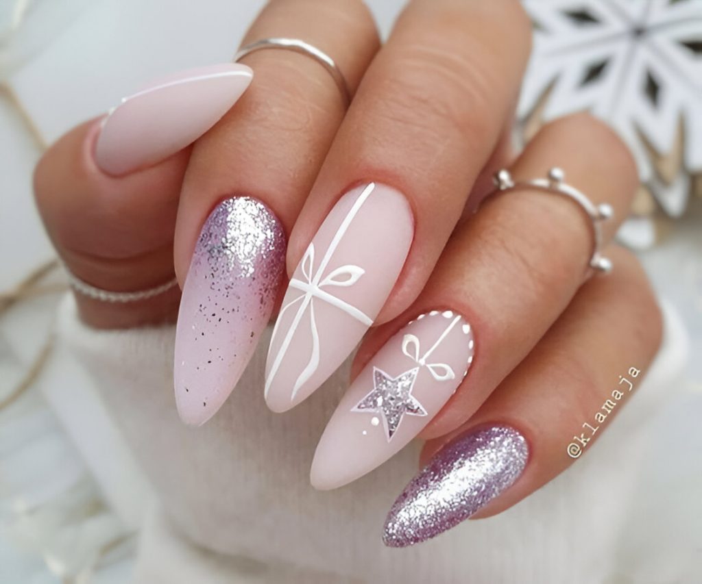 Festive Nail Art New Year's Eve