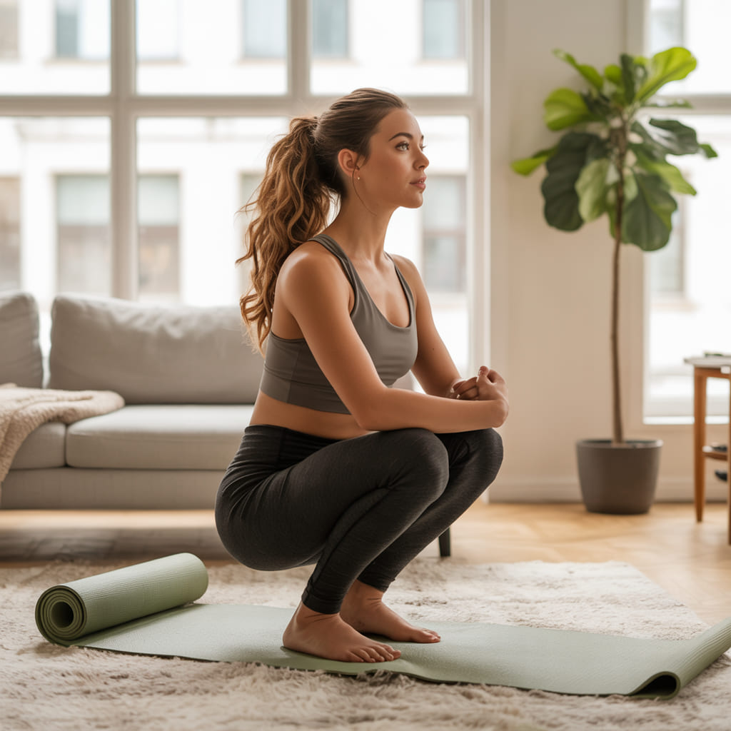 Glute Bridge – 45 Reps