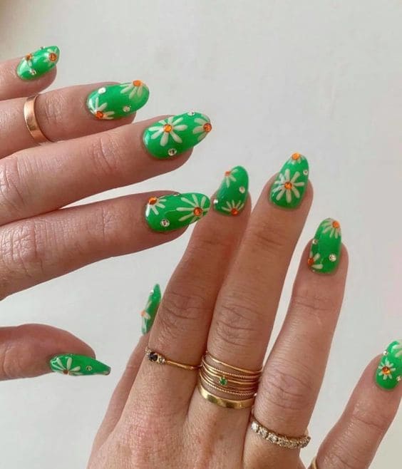Floral Green