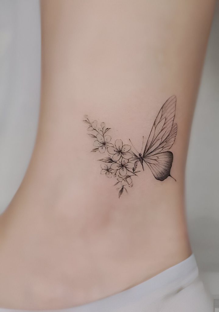 Flower And Butterfly