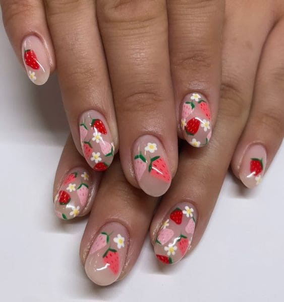 Flower And Fruit Mani