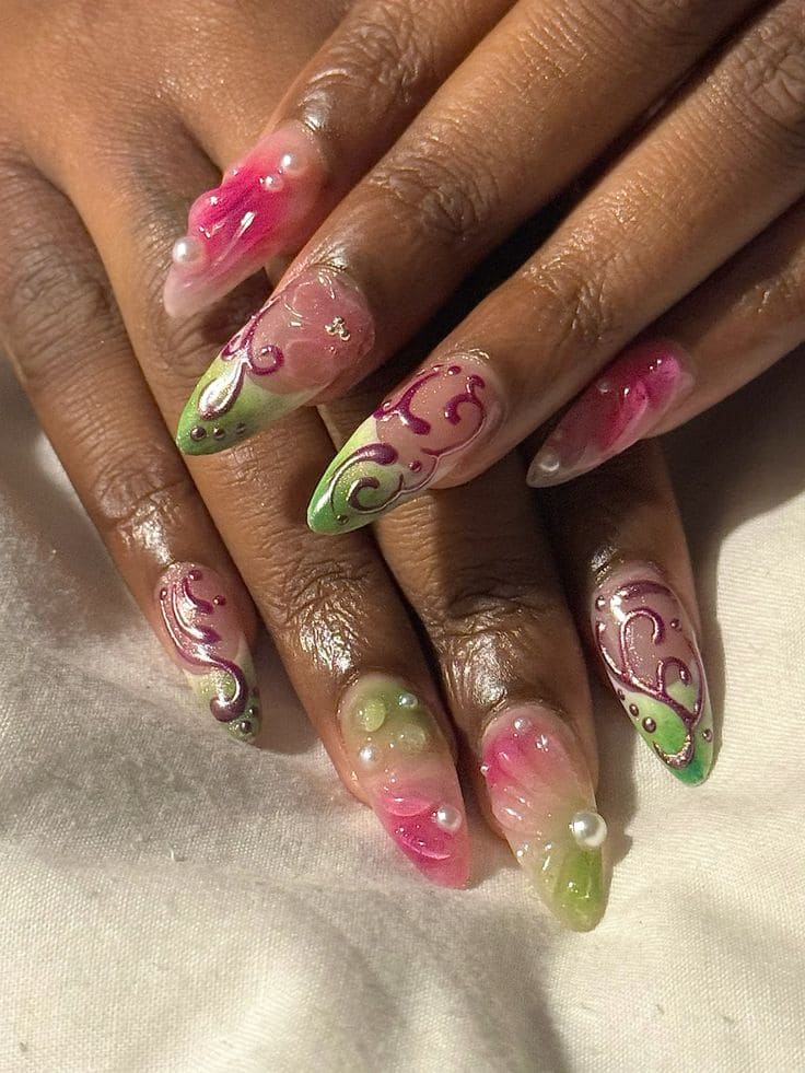 Forest Nail Art