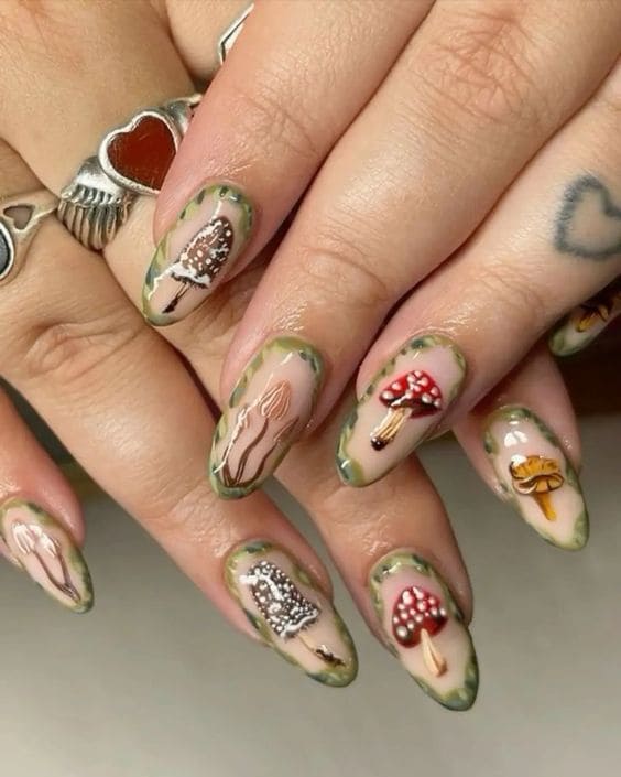 Forest Nail Art