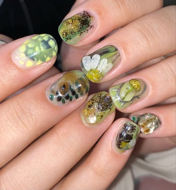 Forest Nail Art