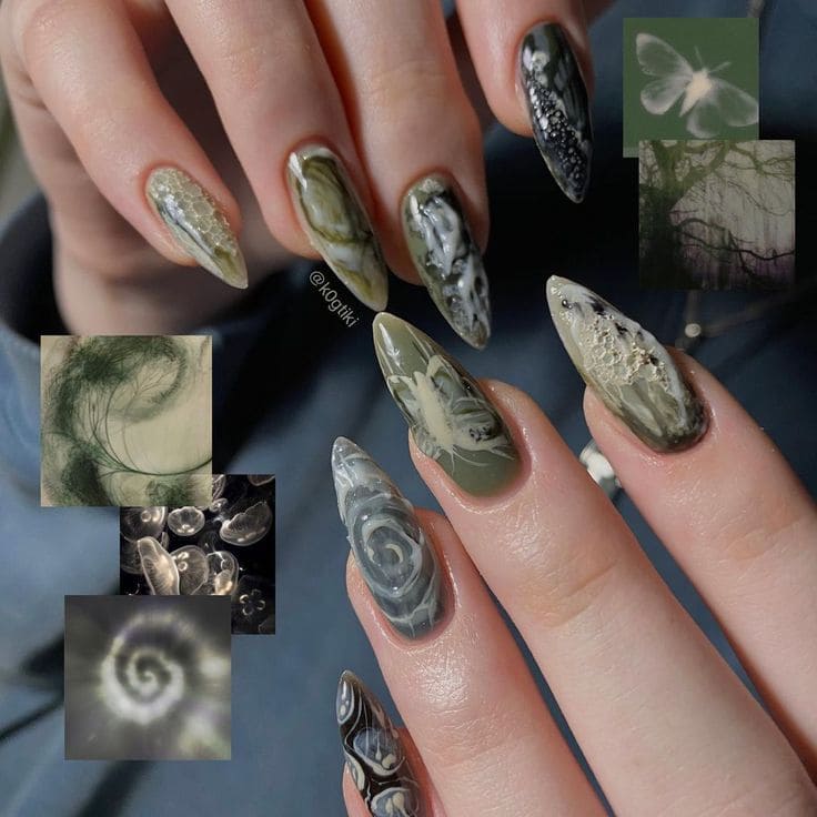 Forest Nail Art