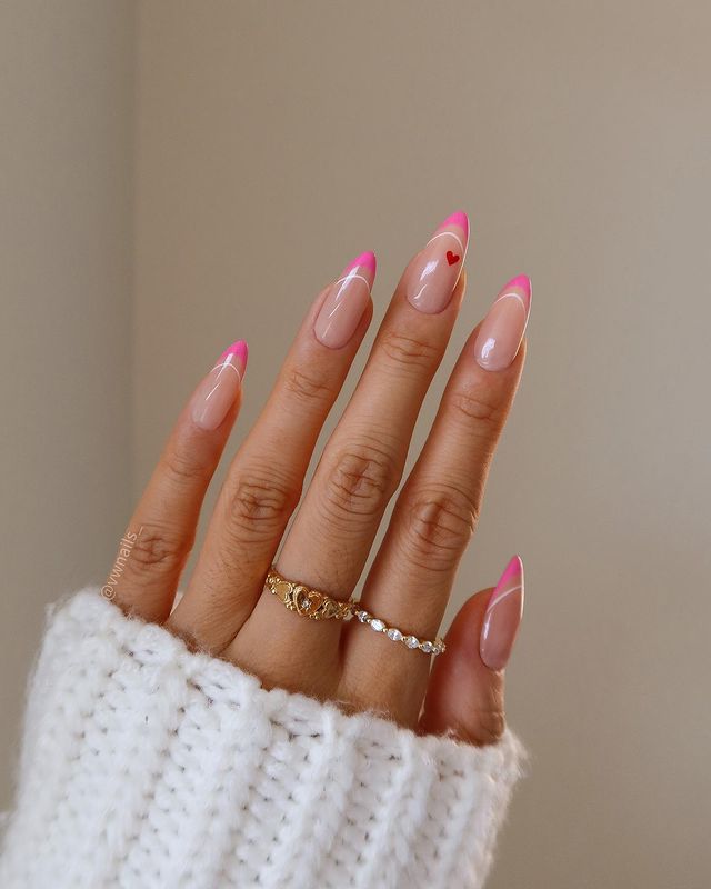 French February Nail Ideas