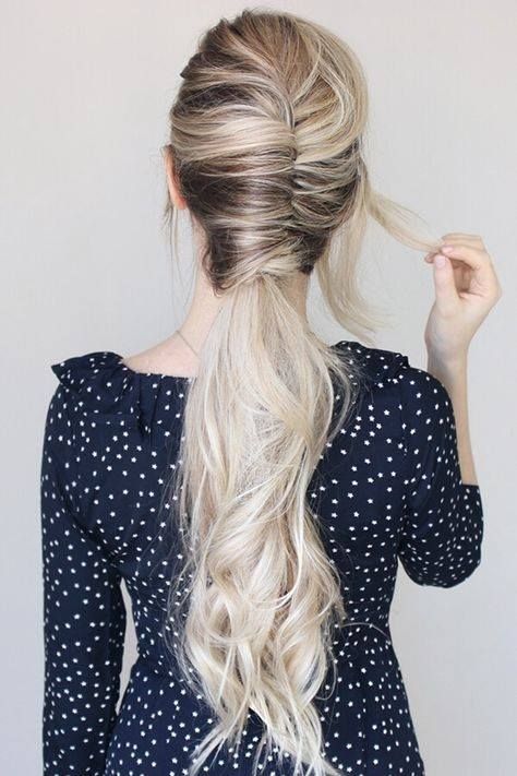  French Roll Ponytail