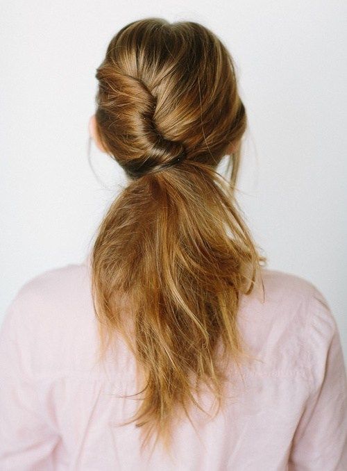  French Roll Ponytail