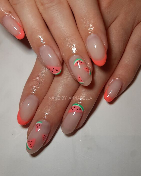 Fruit French Tips