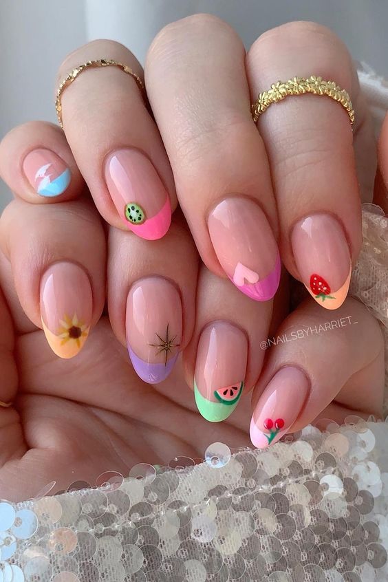 Fruit French Tips